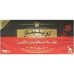 توینینگز چای تی بگ سنتی انگلیسی 25عددی